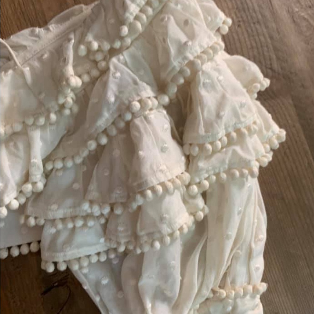 Zimmermann "Painted Heart" Ruffle Bodice Top RARE - Picture 10 of 13